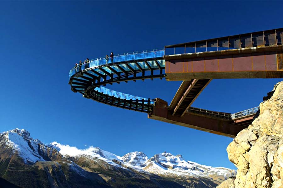 Camminare sospesi nel vuoto - Glacier Skywalk